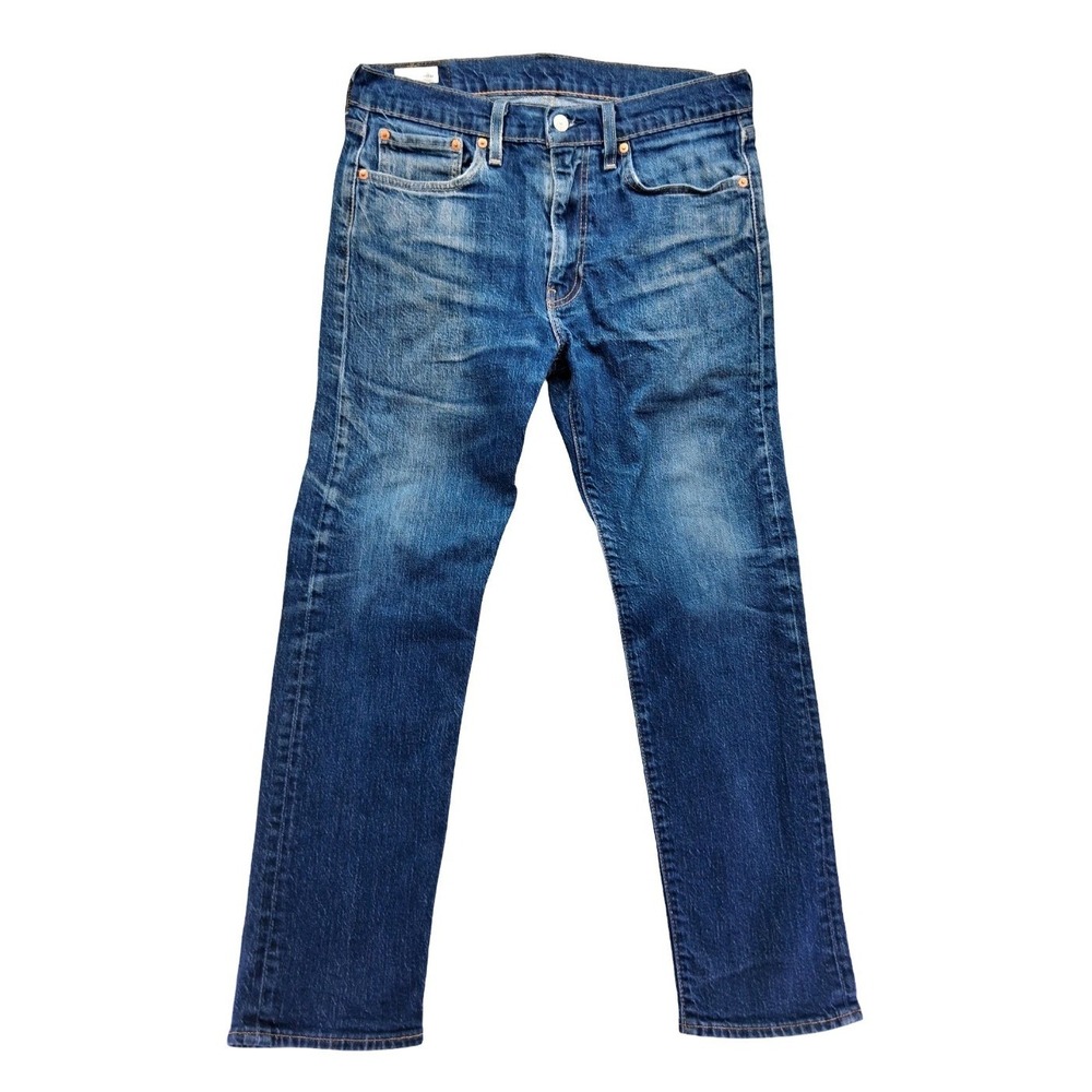 Levis Premium Jeans Mens 33x30 Blue Regular Fit Straight Leg Denim Waterless
